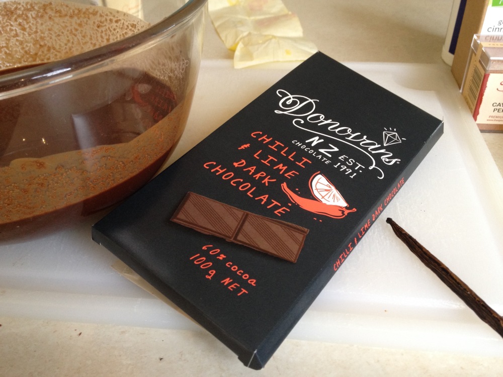 Chilli flavoured chocolate can add that extra kick!